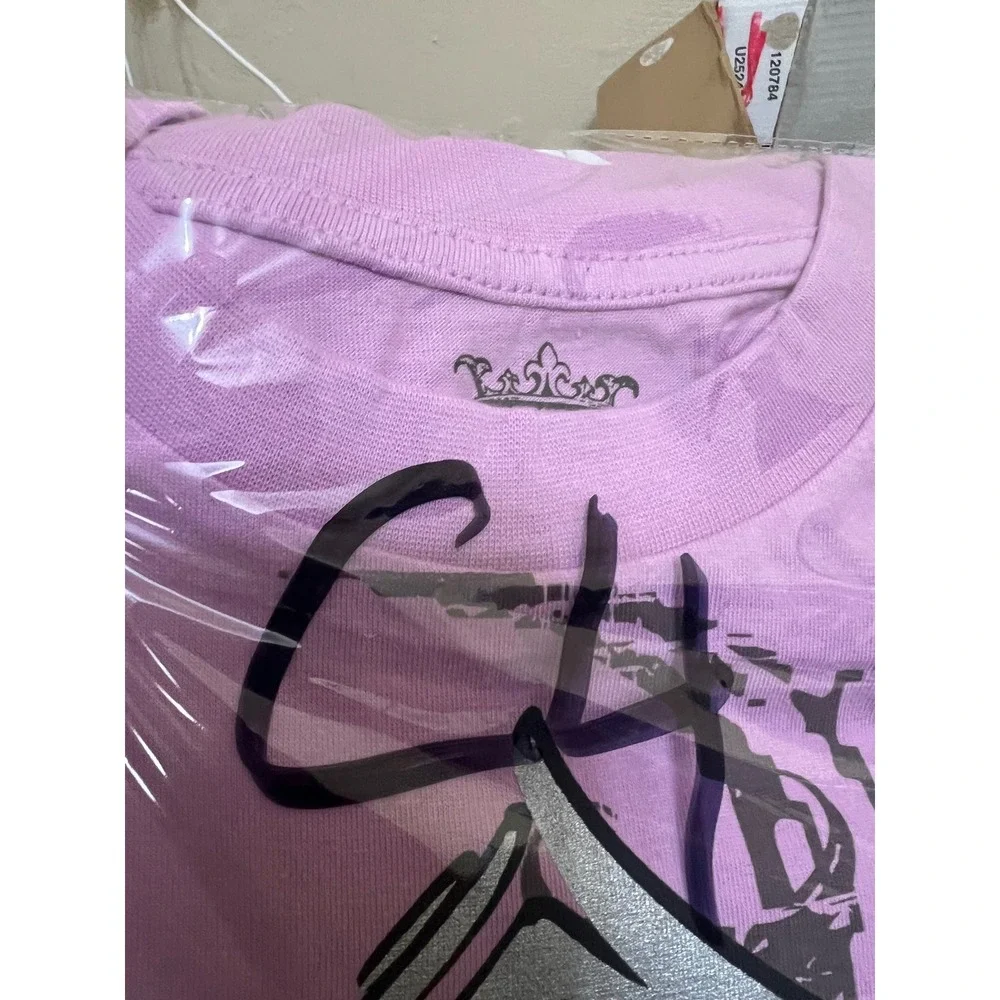 Massive T-Shirt Mens Medium Pink New Y2K Gothic Cross Graphic Blessed Tee